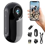Afenau Mini Action Cam, 360 Grad Kamera Motorrad mit 32 GB Speicherkarte, 1080p Magnetische Action Kamera, Helmkamera Reiten, Motorrad Bodycam, Outdoor Sport Kamera mit Bildschirm