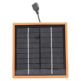 CHEOTIME Mini-Solarmodule mit 10 W, Ladegeräte, USB, 5 V, kleine monokristalline Stromversorgung, Notfall-Panels für Überwachungskameras im Freien, Ventilatoren, Taschenlampe,