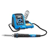 CFH Lötstation digital 25 W LD 221 - LCD-Anzeige, Temperatur regelbar 200–480 °C, schnelles Aufheizen, Lötkolbenhalterung für Links-/Rechtshänder, wechselbare Lötspitze, TÜV SÜD GS zertifiziert