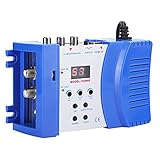 HDMI zu RF Digital Modulator, HDM69 Digital RF HDMI Modulator AV zu RF Wandler VHF UHF PAL Standard Tragbarer Modulator für EU 100-240V