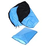 WHAMVOX Fahrradabdeckung mit Schlossloch Wetterfeste Fahrradschutzhülle L Größe UV Schutz Staubschutz für Outdoor Fahrradaufbewahrung