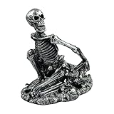 Weinständer – Totenkopf-Weinhalter | Skelett-Flaschenregal, Gothic-Präsentationsständer für Tischdekoration und Halloween-Party, gruseliger Tafelaufsatz für Zuhause, Bar oder Küche