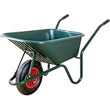 Bauschubkarre Schubkarre Gartenkarre grün 100l 150kg