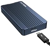 ACASIS 40Gbps M.2 NVMe SSD Gehäuse, NVMe Gehäuse kompatibel für Thunderbolt 4/3, USB 4/3,2/3,1/3,0/2,0, Thunderbolt festplatten gehäuse kompatibel mit MacBook M1 M2 Pro/Max