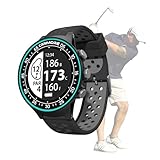 Canmore TW411 Golf-GPS-Uhr mit Fitness-Tracker, über 41.000 kostenlose vorinstallierte weltweite Kurse, aktualisierter IC-Chip, Türkis