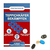 Pafnisoin 8 Stück Teppichkäfer Falle Teppichkäfer Bekämpfen Bettwanzen Bekämpfung Pheromonfalle Bettwanzenfalle Teppichkäfer gegen Teppichkäfer