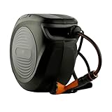 BEGRIS® Schlauchrolle gartenschlauch, Gartenschlauchwagen 30m, Gartenschlauch trommel, Starke Radspule, Praktischer mobiler Schlauchwagen, Gartenschlauch Aufroller