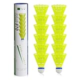 BAIHUALIN WHiZZ Nylon Badminton Bälle Langlebige Federbälle für Indoor und Outdoor Training, Übung, Freizeit, Einsteiger, 270 Kork