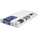 Träumegut24 Taschenfederkern Matratze 90 x 200 cm | 21 cm Höhe | Größe + Härtegrad wählbar | 7-Zonen-System für ergonomisches Liegen | Oeko-TEX Zertifiziert | Rollmatratze (90x200, H2&H3)