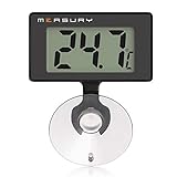 Measury Aquarium Thermometer Wasserdicht, Digitales Aquarien Thermometer für Süßwasser und Meerwasser TM10