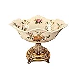 BIBTOO Süßigkeitenschalen, Obstschalen, Keramik-Obsttabletts, Serviertabletts, Obstkörbe, Dessertteller, Obsthalter, Snack-Tabletts