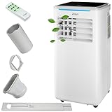 Klimaanlage 3in1 wifi mobil Fensterabdichtung mit Abluftschlauch Fernbedienung 24h Timer 9000 BTU 3 Modi Aircooler Klimagerät Air Conditioner Portable Klimaanlage Air Cooler Klima Anlage