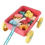 Strandwagen, Sandwagen für den Außenbereich, Kinderspielwagen, großer Stauraum, Baggerwerkzeuge für Hinterhof, Garten, Schwimmbad, See