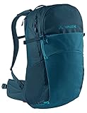 VAUDE Wanderrucksack Wizard Blau 24+4, wasserabweisender Rucksack Damen & Herren, komfortabler Trekkingrucksack mit durchdachtem Tragesystem & praktischer Fächeraufteilung