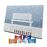 printplanet - Adventskalender gefüllt mit Milka Schokolade - Spruch: 'Box of Chocolate'