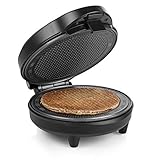 Tristar Eiswaffelbereiter Waffeleisen - 700 Watt, 20cm Ø, Sicherheitsverschluss, kaltbleibende Griffe, WF-1170