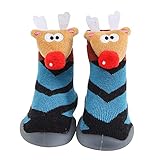 Rutschsocken Kinder - Barfuß Hausschuhe Kleinkind, Hüttensocken, Hausschuhe Junge 26, Lauflernschuhe Baby Winter, Turnpatschen Mädchen