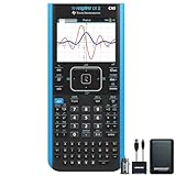 Texas Instruments TI-Nspire CX II CAS Grafikrechner, Farbbildschirm, 8 integrierte Apps, Python-Programmierung, inklusive Software, für Mathematik, Wissenschaft und Finanzen | Signature Series Power