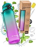 My Vesperbox Minny Kinder-Trinkflasche 500ml – Auslaufsicher & BPA-frei – inkl. Ersatzdichtung, Reinigungsbürste, Fruchtsieb & optionalem Strohhalm – Ideal für Schule, Kindergarten & Sport