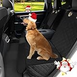 Angooni Auto Hundedecke Rücksitz - Hundedecke Auto Rückbank mit Isofix für Kindersitz (135×120cm) - Wasserdicht, Rutsch, Kratzfeste Hundeschutz Auto Rückbank - Rückbank Hundeschutz Universelle