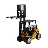 HOUZI 1:24 Konstruktion Gabelstapler Heber Junge LKW Spielzeug mit Rückzugfunktion Sound Light für Box