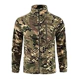 Windbreaker Herren Winter Jagdjacke Reißverschluss Polizei Outdoor Jäger Army Us Gefüttert Atmungsaktiv Armee Sport Tactical Gefütterte Cargo Drückjagd Snowboardjacke Herren 3XL