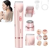 Ezme Rasierer The Trimmie 2.0 von Ezme, Ezme Elektrorasierer, Ezme Bikini-Trimmer, 2-in-1 Elektrorasierer, Damen-Körperrasierer, wasserdicht, Nass- und Trockengebrauch für Bikinizone, Achselhöhlen,