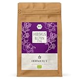 Bio Hibiskusblüten ganz | 250g | HOFKRAUT | fruchtig-säuerlicher Geschmack | hochwertige Bio-Qualität | aromatisch für Tee | ideal für Salate, Desserts, Kuchen & Joghurt