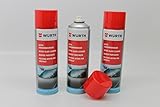 3x Würth Schaum Aktiv Scheibenreiniger Glasreiniger