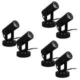 FUNOMOCYA 6 Stk Bühneneffektlampe LED Scheinwerfer LED-Bühnenlampe Projektorlichter LED-Pinspot-Licht Club-Lichtprojektor Uplights led-stirnlampen led bühnenlicht party beleuchtung Clublicht