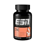 ESN Zinc, 120 Kapseln, Zinkbisglycinat, 25 mg Zink pro Kapsel, vegan