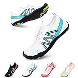 Bigzagger Barfußschuhe Herren Damen Sommer Barfuss Schuhe Schnell Trocknend Wasserschuhe mit Breite Zehenbox & Zero-Drop Sohle Badeschuhe Barfussschuhe Traillaufschuhe Fitnessschuhe