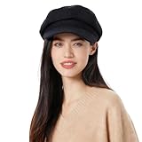 OIXEYA Baskenmütze Damen, Beret, Damen Ballonmütze Schirmmütze Wintermütze Kappe Barett Winter Mütze Newsboy Herbst Winter