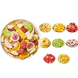 BaiLiSnacky Knusprige Frucht-Happen | Trockenfrucht-Snacks 100% Frucht vegan | Gesunde Snacks Knusprige Frucht-Snacks | Perfekt für unterwegs (8 Sorten gemischte Fruchtchips - 125 g)