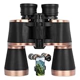 Fernglas für Erwachsene, 20 x 50 cm, HD, leistungsstark, professionelles Fernglas für Vogelbeobachtung, Reisen, Sternenbeobachtung, Konzerte, Outdoor-Sport, Bak4 Prisma, FMC-Objektiv, wasserdicht,