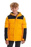 killtec Jungen Kow 31 Bys Qltd Jckt Steppjacke Mit Kapuze, Gelb, 140 EU