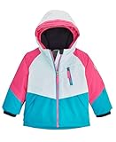 first instinct by killtec Kinder Skijacke/Funktionsjacke mit Kapuze und Schneefang FISW 31 MNS SKI JCKT, hell stahlmint, 98, 42253-000