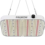 FRGROW 65 Watt LED Pflanzenlampe Dimmbar, 6000 Lumen LED Grow Lampe Vollspektrum mit Daisy Chain Funktion, 576 PSC LEDs Grow Light Perfekt für 60x60CM Growzelt Pflanzenwachstum