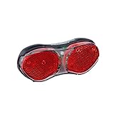 Büchel LED Fahrrad Gepäckträgerlicht | Rücklicht | Fahrradrücklicht für Dynamobetrieb oder E-Bike | StVZO zugelassen | Fahrradlicht hinten, 11.69 x 5.02 x 1.79 cm, rear, Schwarz