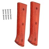 LAPYAPPE 1 Satz Ersatzgriff für Küchenmesser Cutter Griff Ergonomisches Design aus Birnenholz für DIY Messerprojekte und Küchenwerkzeuge Einfache Handhabung