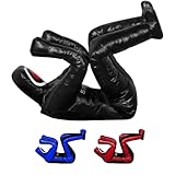 RTX MMA Grappling Dummy 180 cm – Judo, Wrestling, BJJ, Selbstverteidigungstraining Dummy Vinylstoff Ungefüllter Boxsack für Submission- und Verteidigungsübungen (Black - Vinyl)