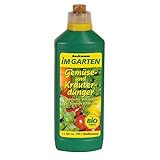 Bio- Flüssig-Dünger für Gemüse-und Kräuter, Volldünger Gemüsedünger