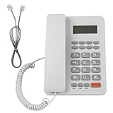 DTMF/FSK Dual System Schnurgebundene Telefone,Die über Die Telefonleitung Betrieben Werden,Einfache Flash Funktion Festnetztelefon mit Automatischer Identifikation Anrufer ID.