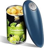 AUIFFER Elektrischer Dosenöffner, One Touch Elektro Dosenöffner Mit Glatten Kanten, Automatischer Dosenöffner Für Küche, Einfach Zu Bedienen, Sicher Und Schnell