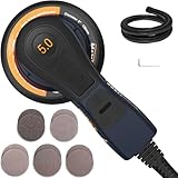 MAXXT 5,0 mm Brushless Exzenterschleifer 230V mit Dreikernverkabelung - Vielseitiger Elektrischer Schleifer mit Variablem Tempo und 10 Schleifscheiben - Kabelgebunden