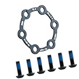 Aluminiumlegierung 6 Loch Waschmaschine Bremsscheibe Mit 6 Schrauben Elektrische Rollerbremsscheibe Für Elektrische Roller Mountain Bike Scheibe Bremsbremsrotor Für Elektrische Roller Mountain Bike