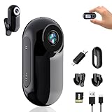 WDKXCN Mini Action Cam, 360° Actionkamera, 1080P Magnetische Helmkamera mit 32 GB Speicherkarte, Action Kamera mit Multifunctional Accessories, Motorrad Bodycam, Outdoor Sport Kamera mit Bildschirm