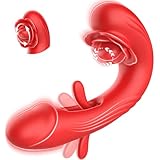 4 in 1 Vibrator für Frauen Sex, G Punkt Vibratoren für Frauen mit 10 DrehungModi 10 Vibrations 10 TapModi Vibratorensets für Klitoris, Sex Spielzeug für die Paare Klitoris Stimulator