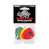 DUNLOP Tortex Standard Variety Pack, Packung mit 12 Plektren (PVP418)