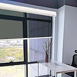 Rollos Fenster Sonnenschutzrollo, Rollo für Bootsstudie, Einwegspiegel Reflektierend & HD-durchsichtig, Stanzinstallation(Top Install,100x130cm/39x51in)